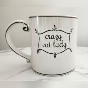 Spectrum Designz Crazy Cat Lady Coffee Tea Mug 21oz. Polka Dots